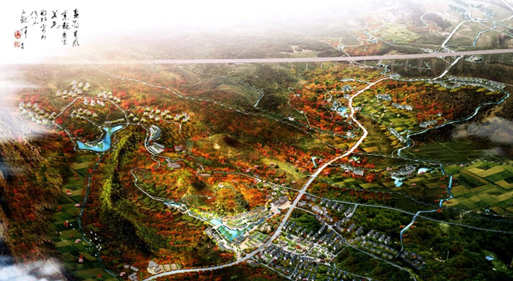 湖南醴陵枫林、黄乡、官庄片区概念规划及新型城镇化规划
