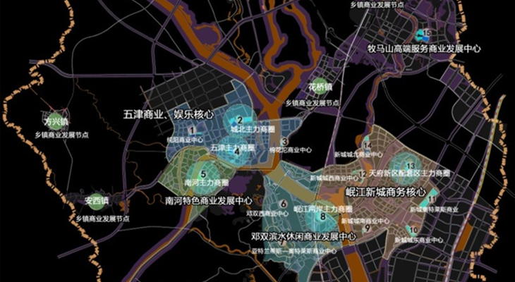 新津县城乡商业网点规划