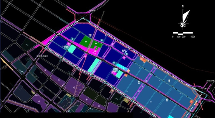 郫县城北远景区控制性详细规划