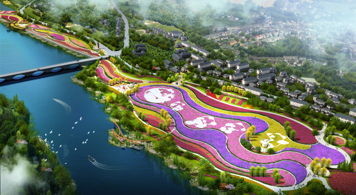 彭州通济花海景区规划