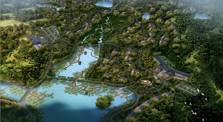 龙吟台川商总部规划设计