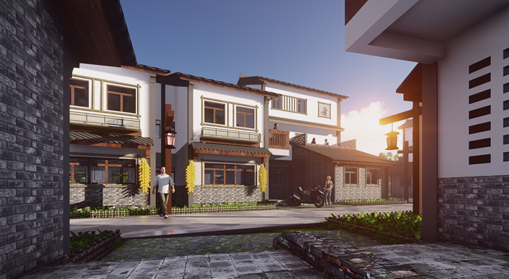 彭州市军乐镇居民安置点