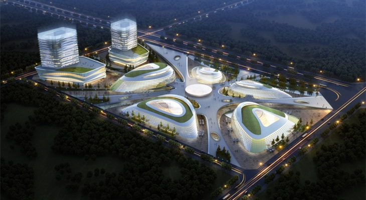 聚龙物流展销中心设计